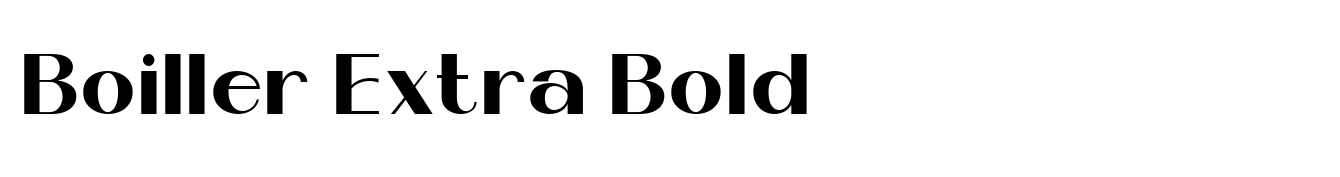 Boiller Extra Bold